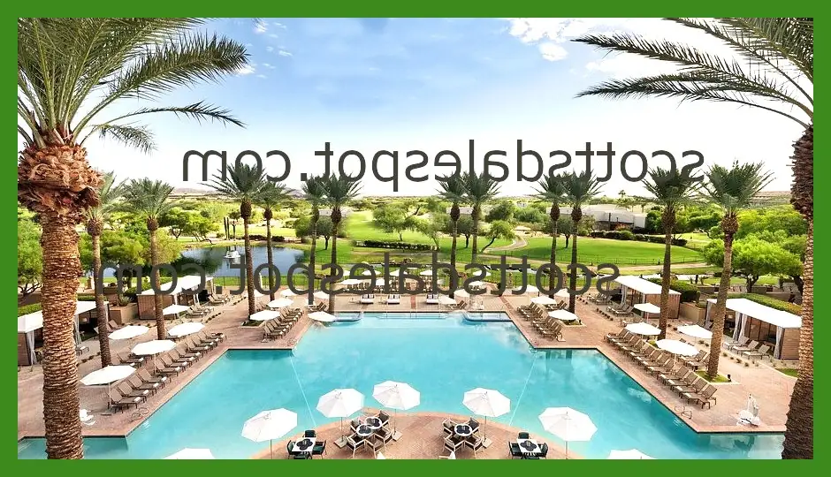 Fairmont Scottsdale Princess water park with lazy river and waterslides