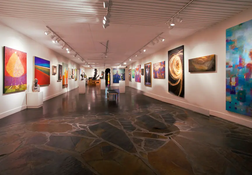 ld town scottsdale main street with walkable art galleries boutiques restaurants and pedestrians