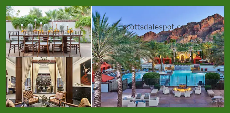 Omni Scottsdale Montelucia family pool with Spanish colonial architecture