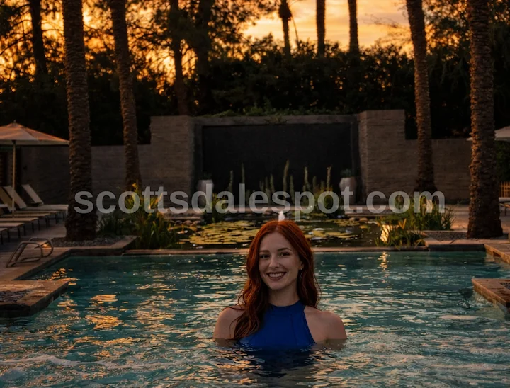spa avania grand hyatt scottsdale newly renovated mineral pool circadian wellness girl