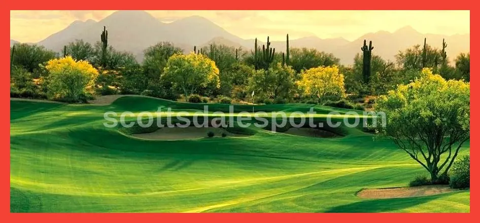 Talking Stick North Course wide fairways and desert landscaping