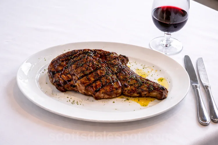 Best steakhouses in Scottsdale Arizona featuring prime dry-aged beef