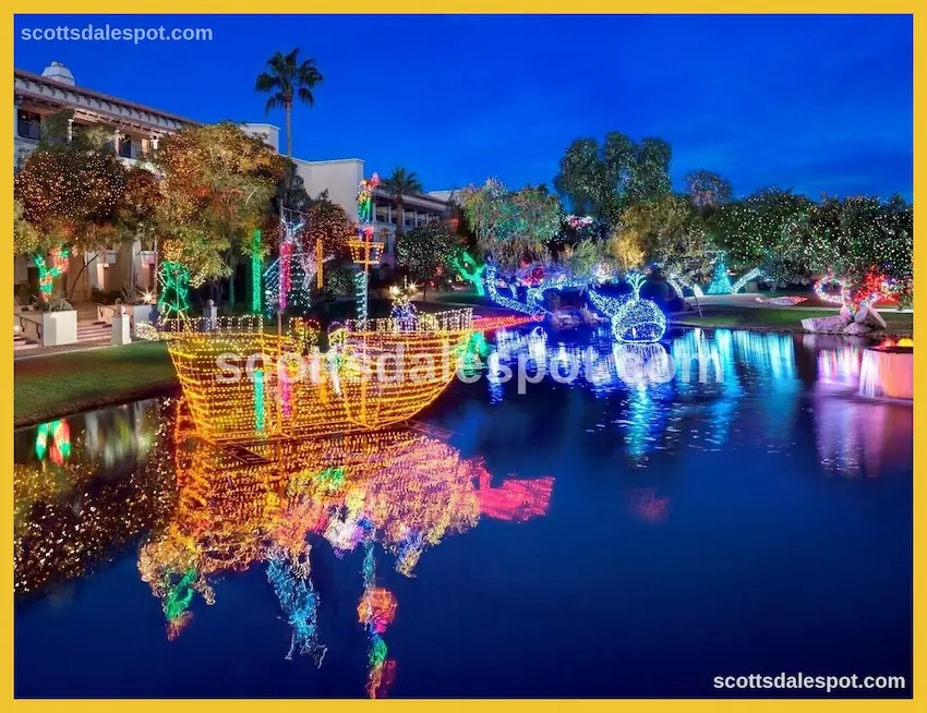 christmas at fairmont princess scottsdale arizona largest holiday event ferris wheel