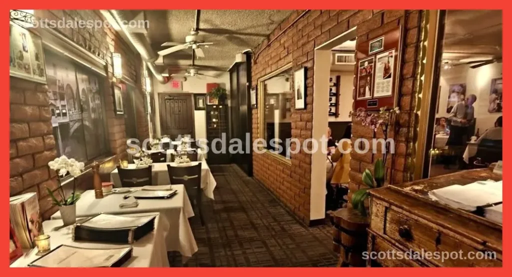 Franco's Italian Caffe traditional family owned restaurant Old Town Scottsdale with homemade pasta