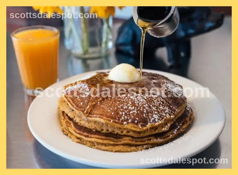 Hand-squeezed orange juice being prepared at Matt's Big Breakfast in Old Town Scottsdale Arizona