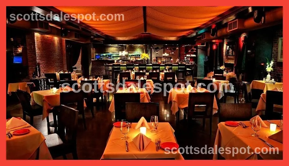 Elegant interior of Marcellino Ristorante featuring classic Italian fine dining in Old Town Scottsdale