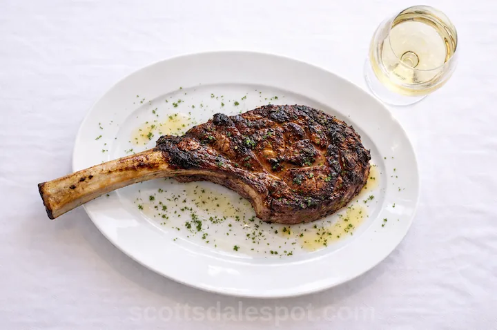 Mastro's City Hall steakhouse Old Town Scottsdale live piano bar atmosphere