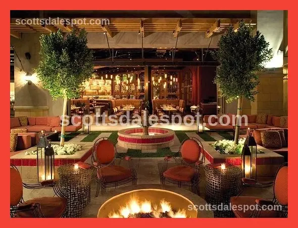 Olive and Ivy outdoor patio waterfront dining Italian restaurant Old Town Scottsdale Arizona Canal