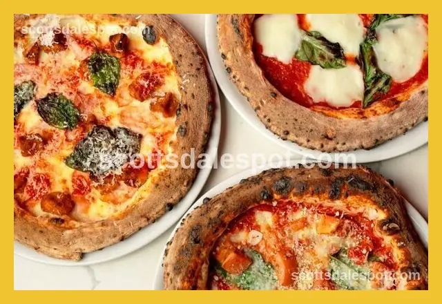 Authentic VPN certified Neapolitan pizza from Pomo Pizzeria with buffalo mozzarella in Scottsdale AZ