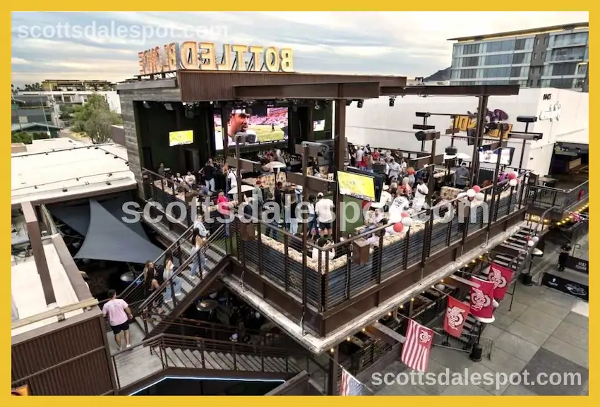 bottled blonde scottsdale party bar beer garden pizza late night nightclub arizona