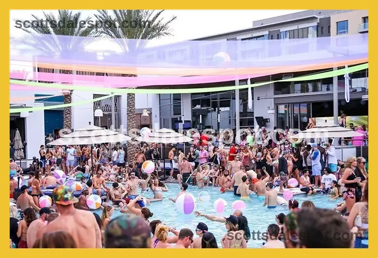 maya dayclub scottsdale pool party vegas style nightclub dj dance floor arizona