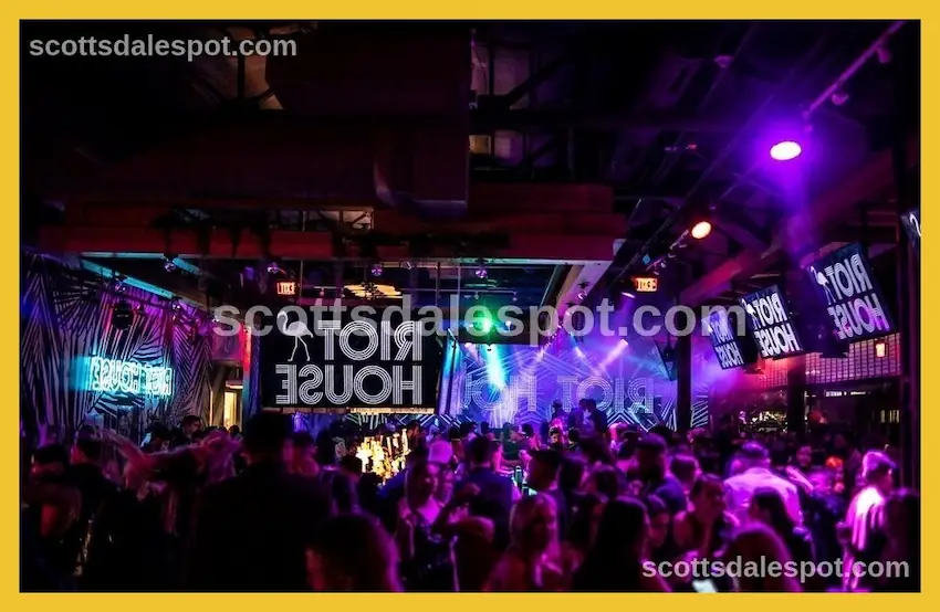 riot house scottsdale rooftop bar south beach vibes old town nightlife arizona