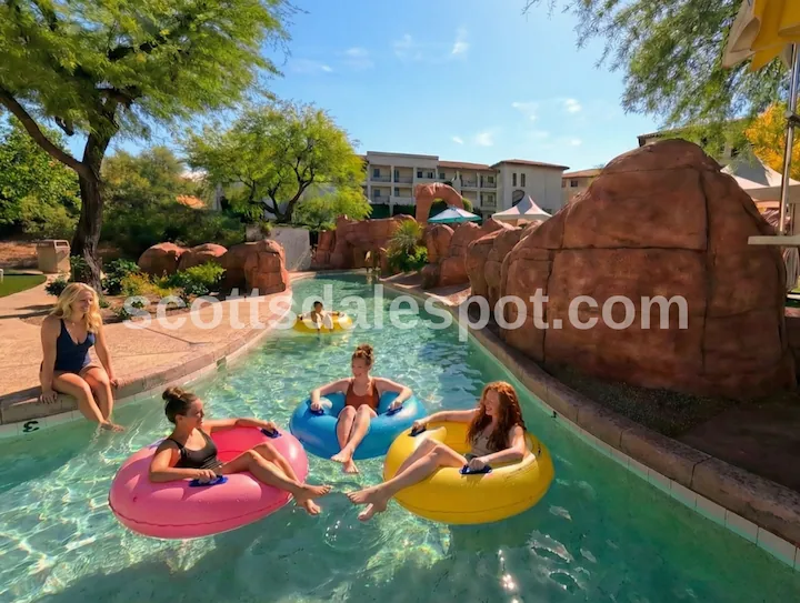 arizona grand resort oasis water park 92 foot waterslide lazy river wave pool phoenix family girls