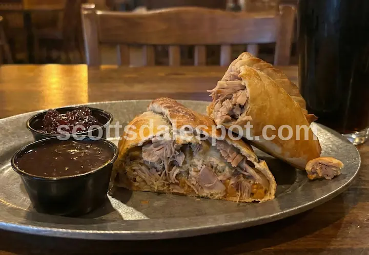 Cornish Pasty Co Scottsdale late night British pub food pasties Old Town