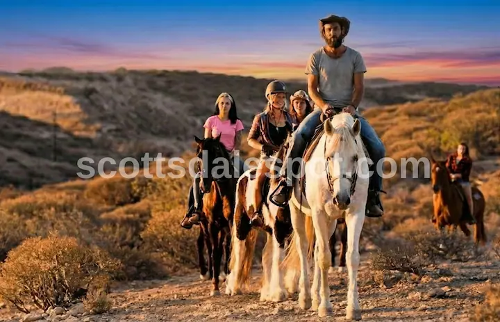 macdonalds ranch scottsdale horseback riding family friendly desert trail saguaro