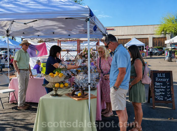 the market on miller old town scottsdale saturday artisan vendors baked goods fresh produce family run local market