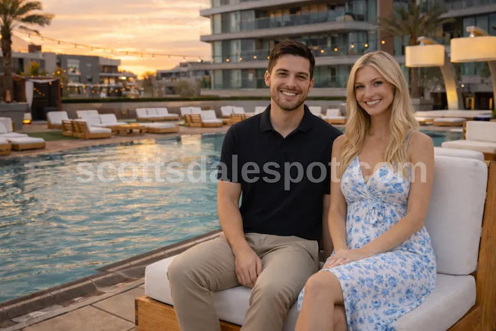 cottontail lounge w scottsdale wet deck pool bar old town rooftop cocktails dj