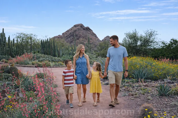 Desert Botanical Garden Phoenix kids family butterfly pavilion Scottsdale nature walk Arizona