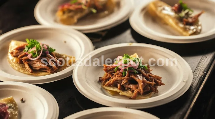 devour culinary classic attendees sampling food wine live music phoenix food festival crowds