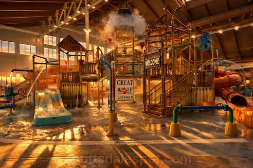 Great Wolf Lodge Arizona indoor waterpark kids family Scottsdale water slides wave pool year-round
