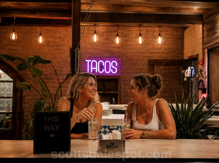 best happy hour old town scottsdale patio sunset cocktails walkable bars