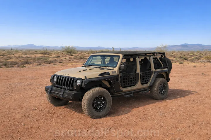 Scottsdale Adventure Tours sunset jeep tour through Tonto National Forest Arizona