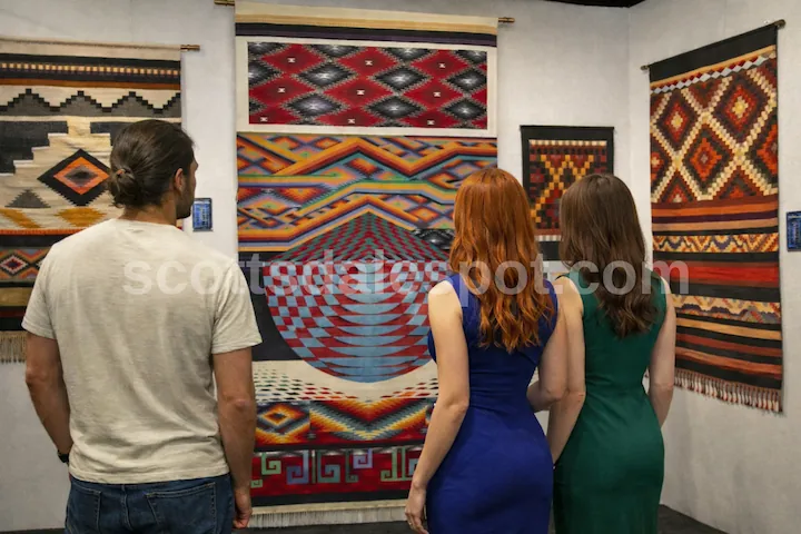 scottsdale art week indigenous native american art melissa cody navajo weaving