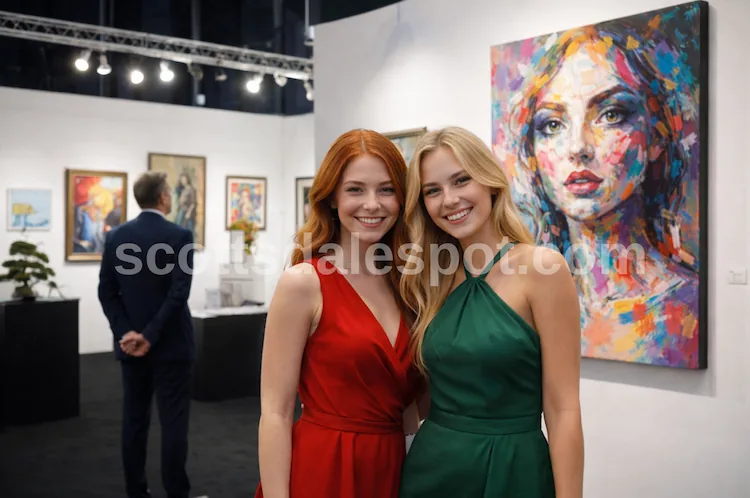 scottsdale art week westworld galleries contemporary art fair arizona girls