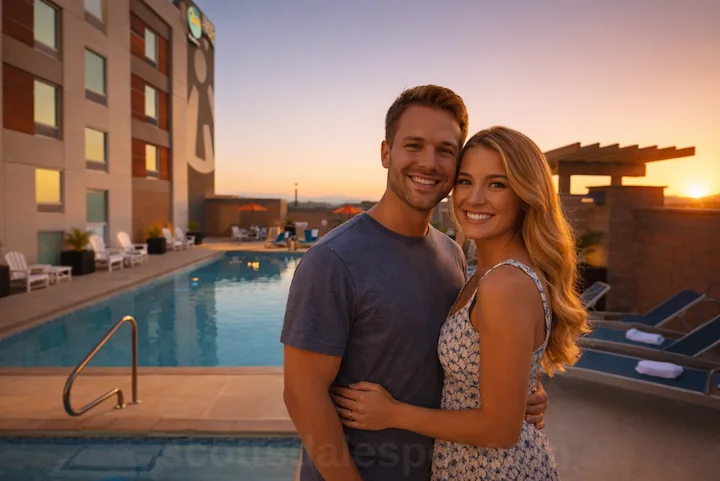 Tru by Hilton Scottsdale Salt River modern lobby games area young travelers budget hotel