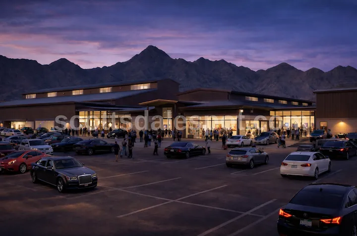 westworld scottsdale art week parking evening