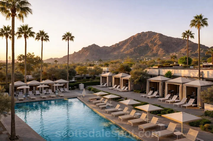 andaz scottsdale resort bungalows desert landscape art hyatt boutique