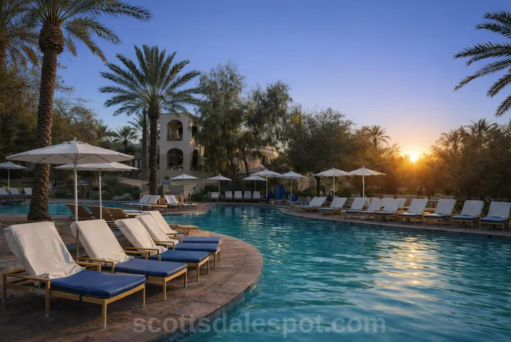All-inclusive family resort Scottsdale Arizona Fairmont Princess sand beach pool kids