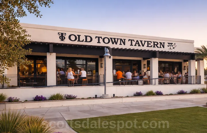 Old Town Tavern live rock music venue outdoor patio Scottsdale AZ bar