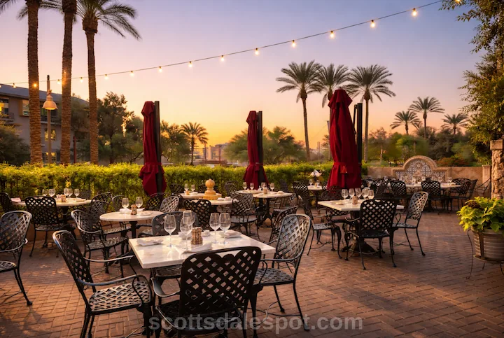 olive and ivy restaurant scottsdale waterfront canal patio mediterranean brunch arizona