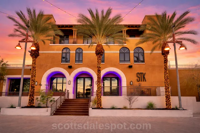 stk scottsdale steakhouse rooftop terrace waterfront nightlife dining DJ lounge old town az