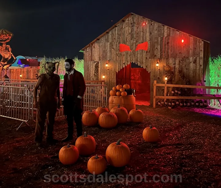 Fear Farm haunted corn maze near Scottsdale Arizona Halloween Glendale