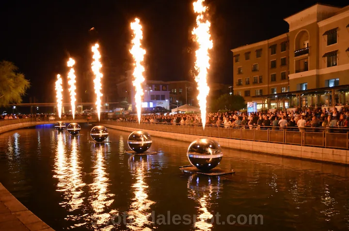 Most Western theme art installation Canal Convergence AZ