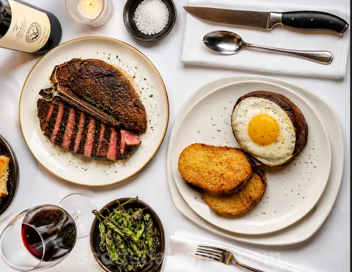 Dominick's Steakhouse rooftop poolside dining Scottsdale Quarter Father's Day surf and turf brunch arizona