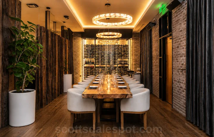 The Guest House Scottsdale restaurant interior at Scottsdale Quarter