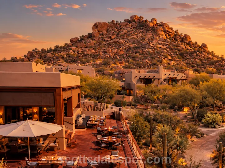Proof Canteen Four Seasons Troon North Pinnacle Peak desert view